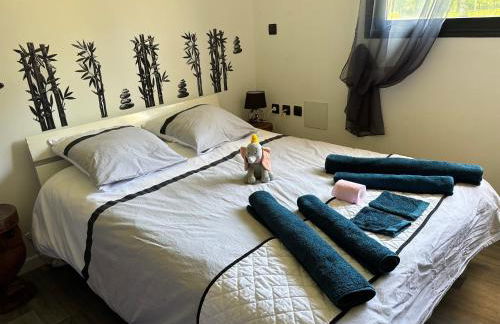 Maison moderne au calme avec billard, jacuzzi, bain à remous, piscine, Babyfoot - Foto 53