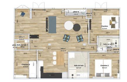 Le Panoramique du Plongeoir - T4 spacieux de 90m2 avec grande terrasse vue sur le lac de Serre Ponçon - Photo 49