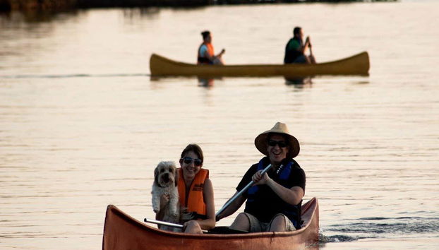 Boats on Ypacaraí Lake