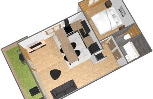 Appt Tournette - Centre Village, Vue Montagne - AravisTour - Photo 4