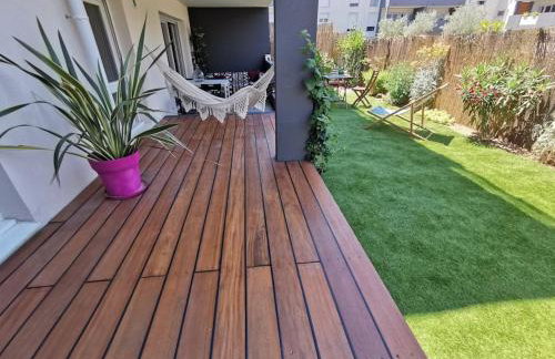 Appartement moderne 6 personnes terrasse et jardin - Photo 15