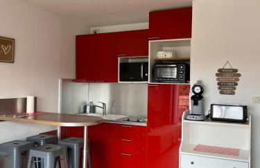 Élégant Studio au calme 2mn mer Wifi Clim Terrasse parking - Foto 5