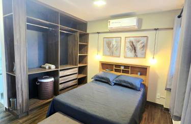 Studio for 02 guests WIFI 300MB air conditioner only twoo minutes of subway station LUZ SP - Foto 2
