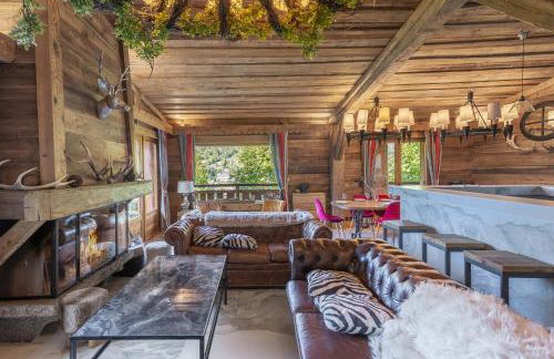 SOMPTUEUX CHALET BARON MEGEVE VUE.Jaccuzi.4 mn a pied au centre - Foto 15