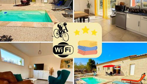 Villa Maria - Piscine - Parking- WIFI- Proche Ventoux - Ideal Cyclistes - Foto 3