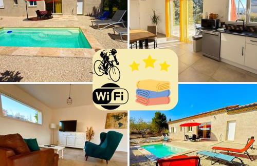 Villa Maria - Piscine - Parking- WIFI- Proche Ventoux - Ideal Cyclistes - Foto 3