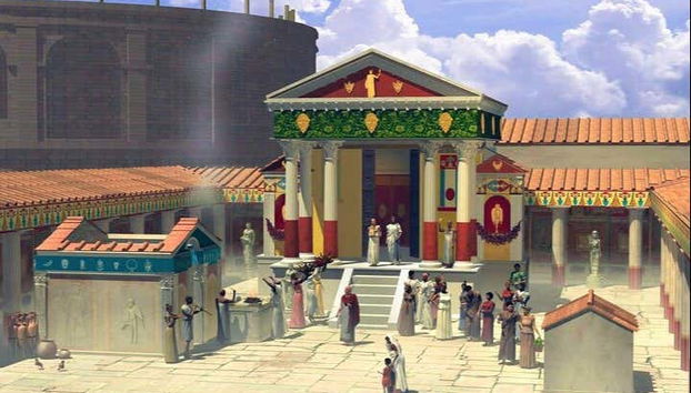 Reconstruction de Pompéi en 3D