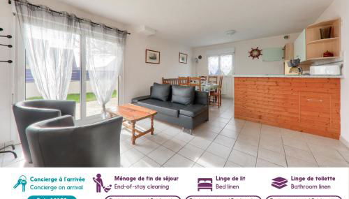 À 500m de la plage, maison pour 6 avec jardin - Foto 4