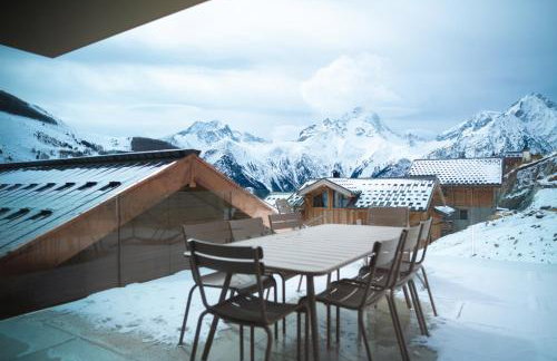 Chalets Horizon Blanc - Vue exceptionnelle Loup Blanc -Sauna extérieur Ours des Glaces -5 étoiles - Foto 35
