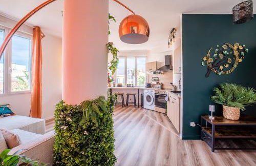 Le Cosy Perpignan Centre, 2 rooms, 2 bathrooms, free WIFI, free parking, lift, central, renovated, spacious - Foto 27