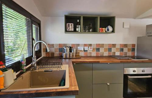 Treetops Lodge, private Cornish hideaway, parking, garden - Foto 49