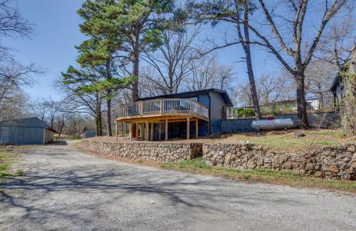 Deck and Boat Dock Lakefront Cabin in Eucha! - Photo 21