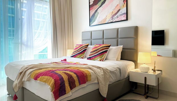 Vibrant 1BR Apartment Marina&Ocean View - Foto 2, Habitación