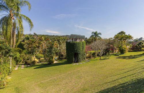 Piscina, jardim, área gourmet e vista arborizada - Foto 51