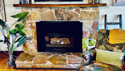 Orange Door Electric Fireplace bbq - Foto 3