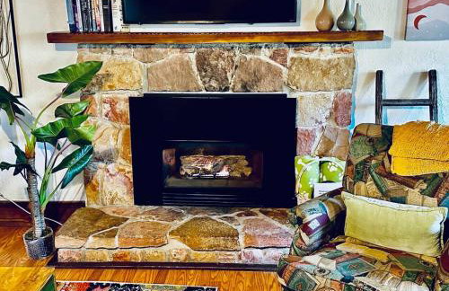 Orange Door Electric Fireplace bbq - Foto 3