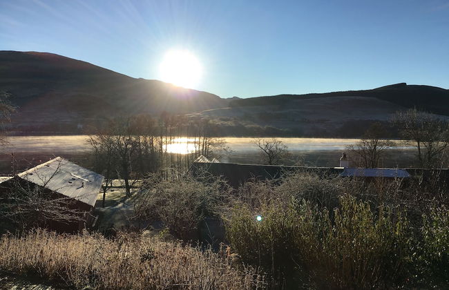 Cosy Modern Nordic Lodge w/ Loch View & Log Burner - Photo 19