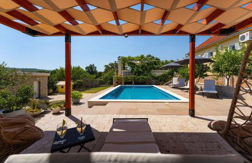 MY DALMATIA - Villa Sucic with private pool and mountain view - Foto 25