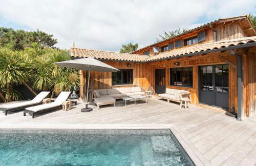 Villa Palombes au Cap Ferret charming villa with swimming pool - Foto 70