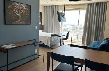 Studio moderno com vista incrível e garagem - Foto 1