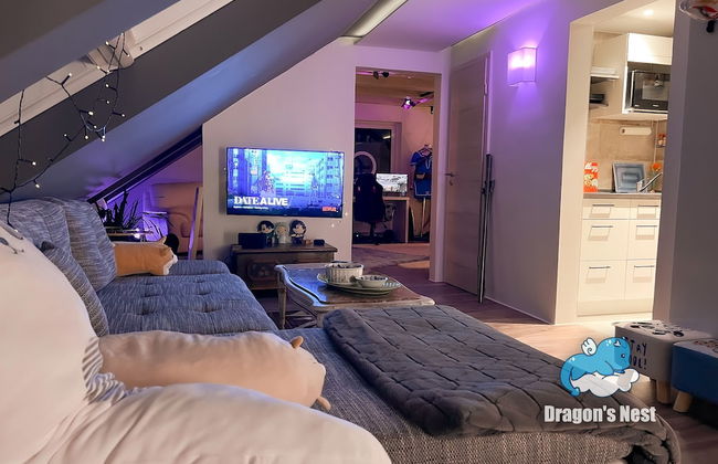 Dragons Nest: Cozy & Modern Attic Loft Nuremberg - Foto 33