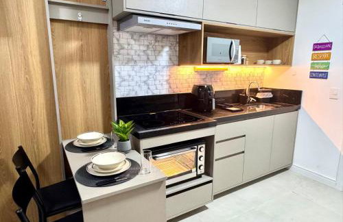 New Go Carlos Gomes Apartamento com Suíte e Linda Piscina no Rooftop 24h - Foto 5