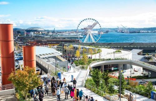 Vibrant City Gem/99 Walk/Pike Pl/Pool/Pet/Parking - Foto 53