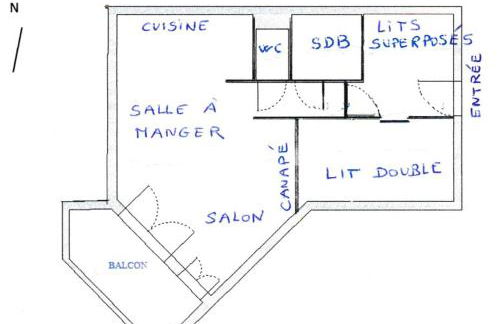 Appart 4-6 pers au pied des pistes toutes saisons - Foto 18