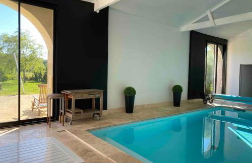 Château Bernon Gite 15 Personnes - piscine et SPA - Foto 53