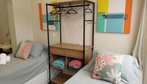 Apart Hotel Bena Flamboyant ap 2 - próx Shopping Iguatemi - Foto 2, towels, wardrobe