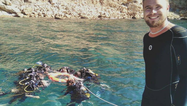 Aprendiendo a bucear en Jávea