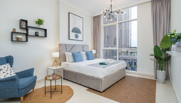 Luxe 1 BR City View Pool & Gym by Belvilla - Foto 4, Habitación