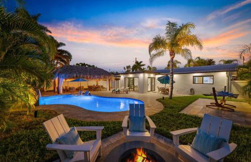 Tiki Hut Paradise Mins to Beach w Fire Pit - Foto 52