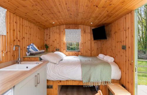 Shepherds Hut with Hot Tub - Foto 16