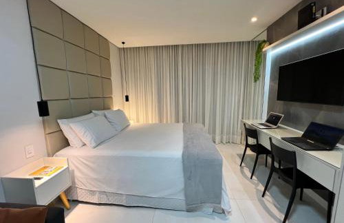 Studio 304 Salvador, Fantástico, com Vista Mar, no Bairro de Jardim Armação, a 300m do Novo Centro de Convenções de Salvador - CCS e do Parque dos Ventos - Foto 3