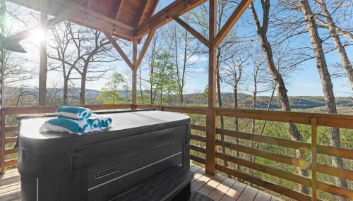 Cabin 4 Mtn View Cabin Near River with Fire Pit and Hot Tub - Foto 4