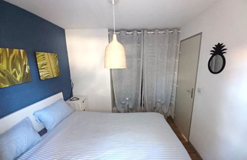 Plain-pied Jardin 6 personnes Clim Vue Mer Parking Wifi Terrasse Piscine dans la résidence - Foto 20