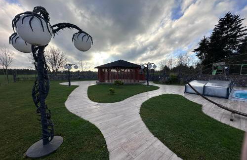 Ferienhaus MILA - Pool, Sauna, Whirlwanne, 5000qm Privatgelände mit Bolzplatz - Foto 14