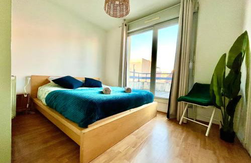 BnGo I Immense RoofTop Lyon I 2 chambres, 4 places parkings, 2 immenses terrasses, 8 personnes - Photo 42