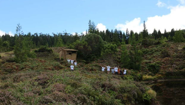 Un sosta nel tragitto in jeep