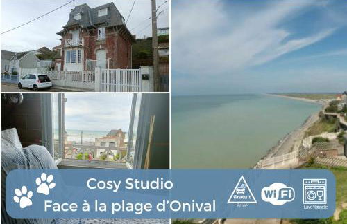 22- Studio Augustine - Vue Mer - Parking gratuit- 4 pattes bienvenues - AULT ONIVAL - Foto 15