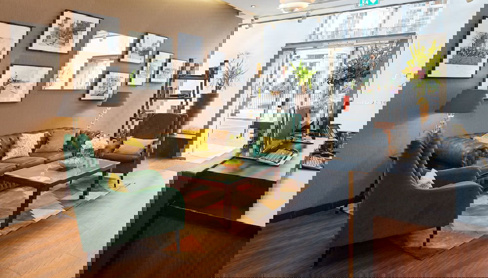 Sitzecke in der Lobby