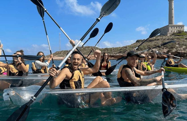 Balade en kayak transparent à Cabo de Palos - Photo 10