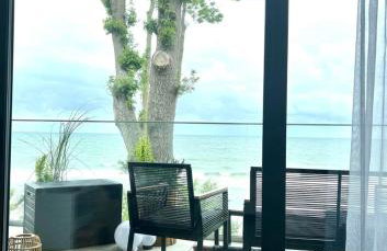 Apartament Golden View Rewal Klifowa 5 Przy plaży, Widok na morze, Basen, Sauna, Siłownia - Foto 23