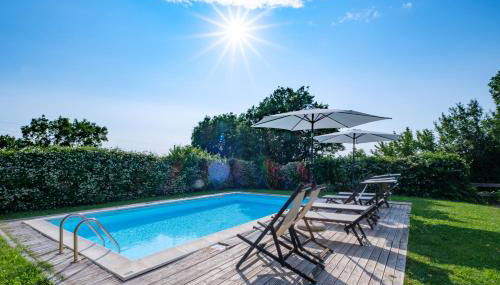 VILLA DI CAMPAGNA 10 POSTI CON PISCINA PRIVATA - Foto 4, Garden, sunbed, Garden view