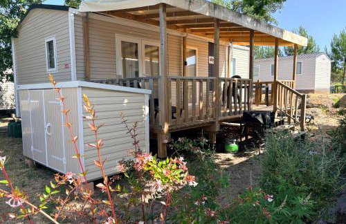 Mobil-home 2ch - Cap Ferret - Terrasse couverte - Foto 1