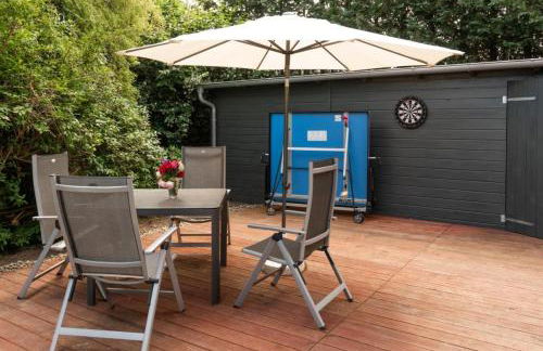 Ostsee Elmenhorst Sehr hochwertige Dreizimmer Ferienwohnung mit Gartenterrasse - Foto 3