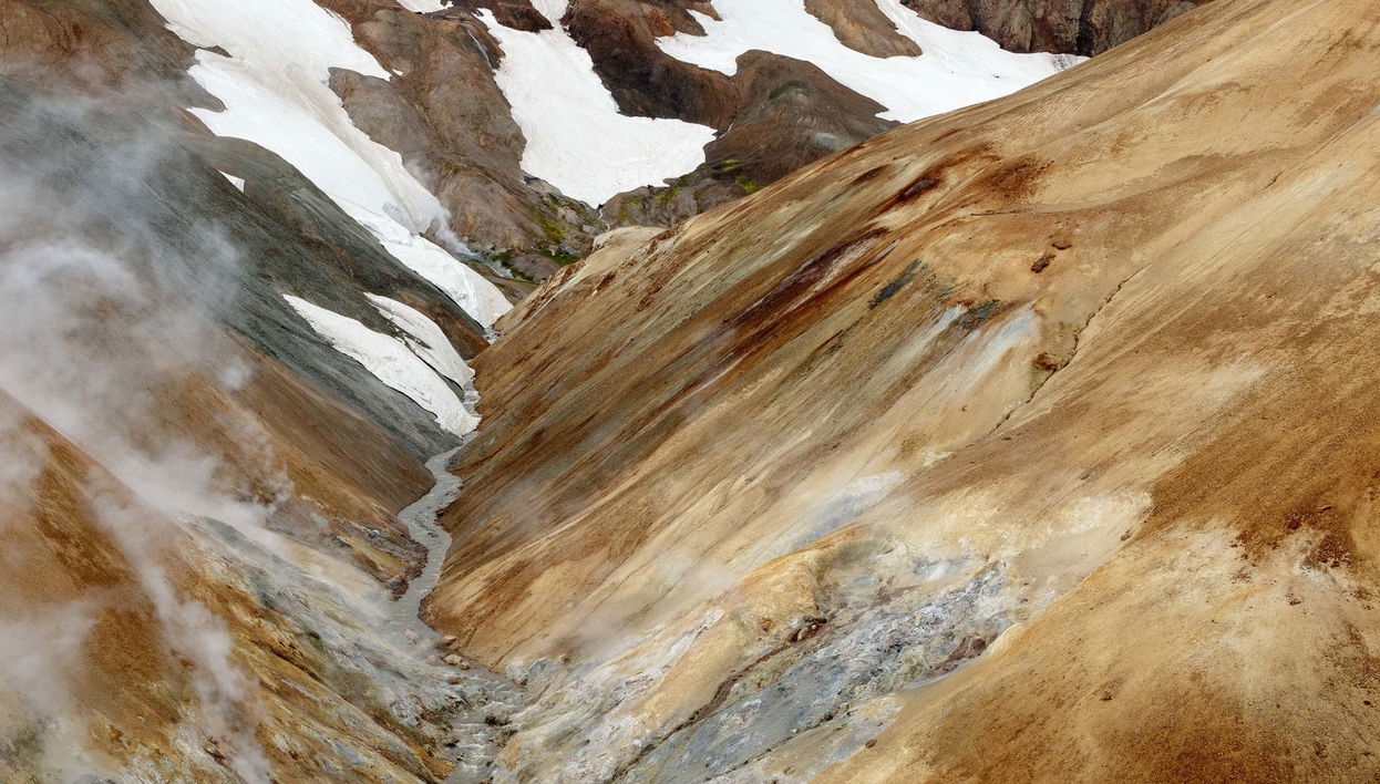 Excursão às terras altas de Kerlingarföll