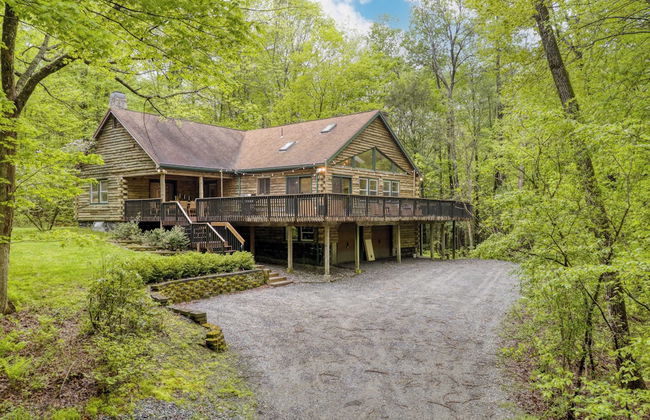 Half Moon by Avantstay 4BR Cabin w/ Large Deck & Yard w/ Patio & Outdoor Dining - Foto 37