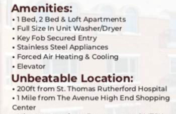 Glamorous 1BR Condo 200ft to St. Thomas Hospital - Foto 20